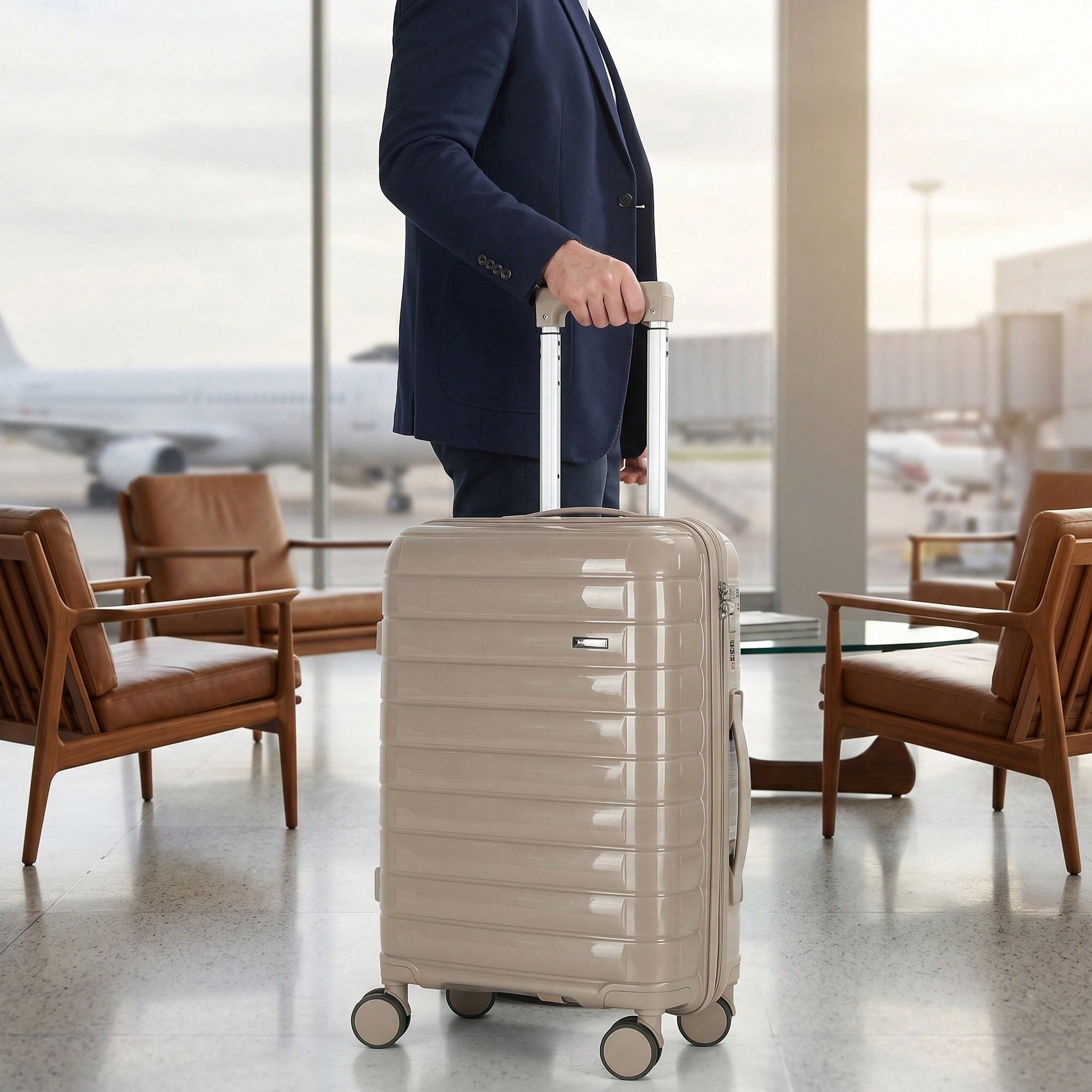 Travel Lock Tsa Approved - 20 İnç Hafif Kabin Boy Valizi,