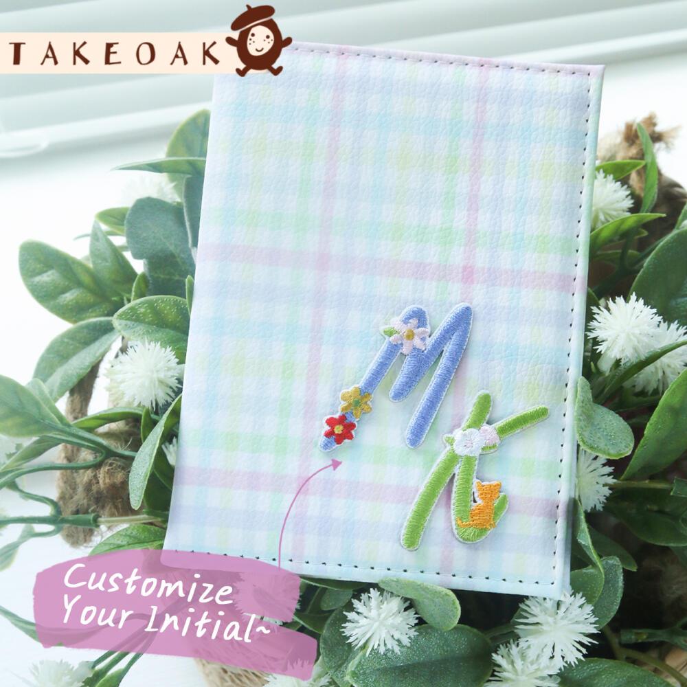 Travel Accessories Hong Kong - Kişiselleştirilmiş Özel Çiçek Nakışlı Harfler Pasaport