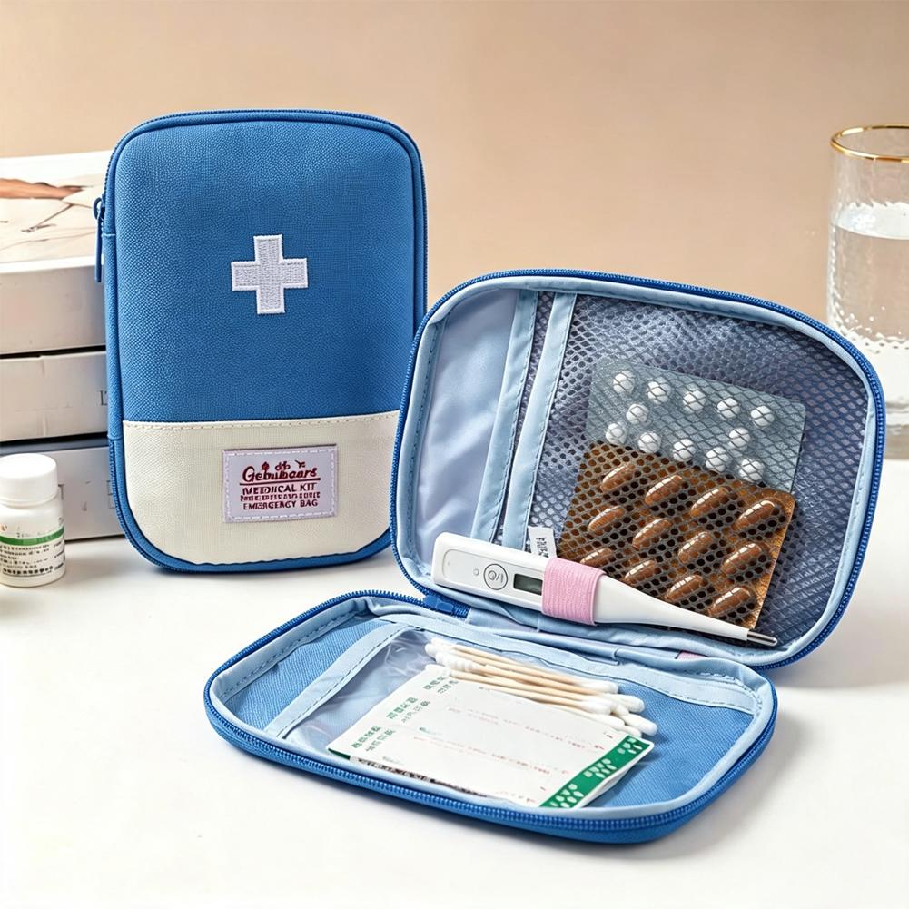 First Aid Travel Kit - Büyük Kapasiteli Taşınabilir İlk Yardım Çantası