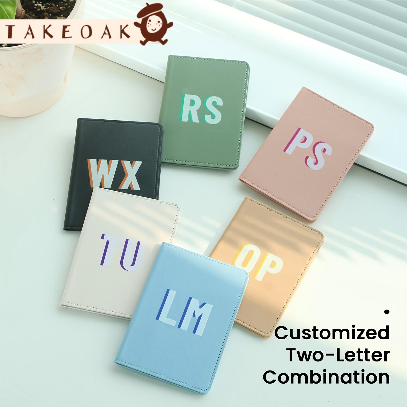 Travel Accessories Hong Kong - Kişiselleştirilebilir Monogram Pasaportluk Kişiselleştirilmiş Baş Harfli