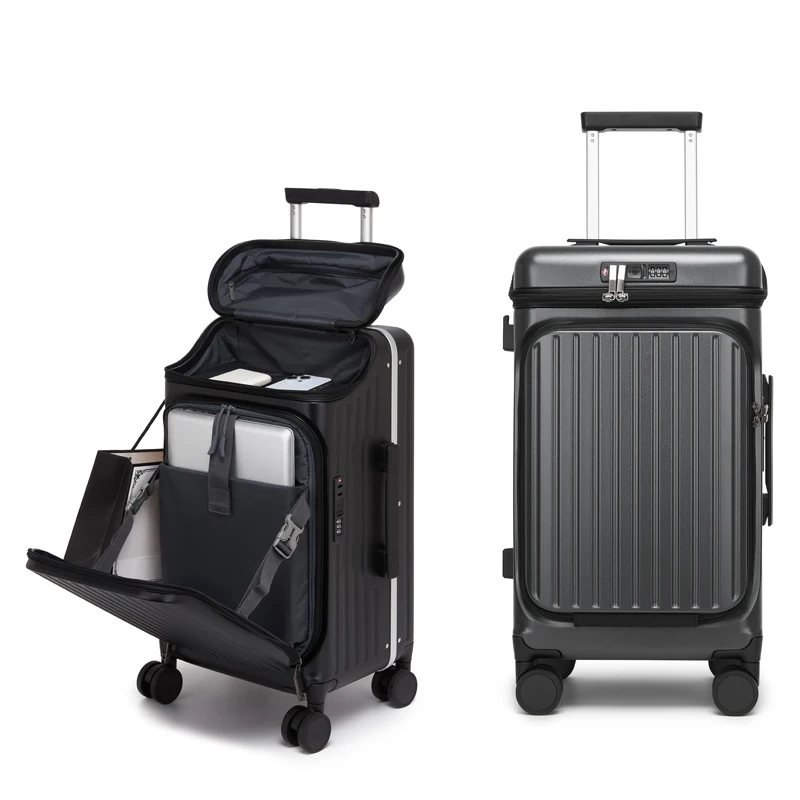 Travel Lock Tsa Approved - %100 PC Sert Kabuklu Bagaj, Önden