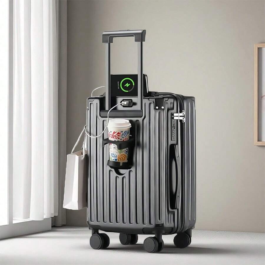 Travel Lock Tsa Approved - 20 İnç Bardak Tutuculu ve USB
