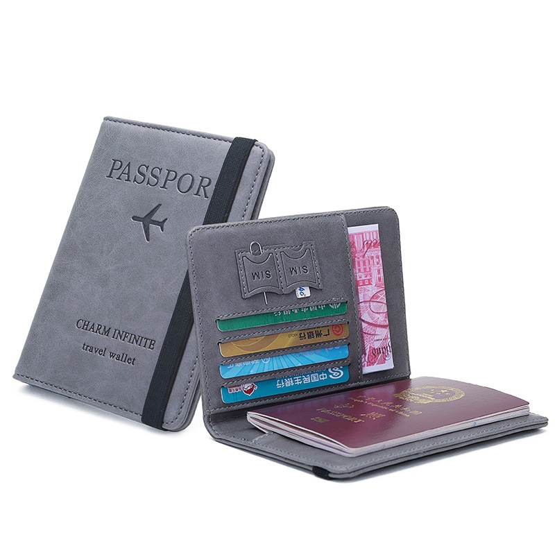 Travel Accessories Rfid - Yeni stil elastik bant deri pasaport
