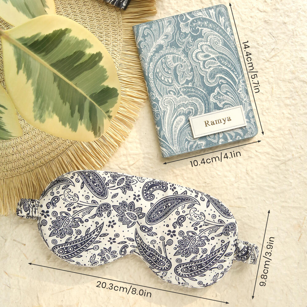 Travel Accessories Hong Kong - Kişiye Özel Paisley Desenli Seyahat Seti