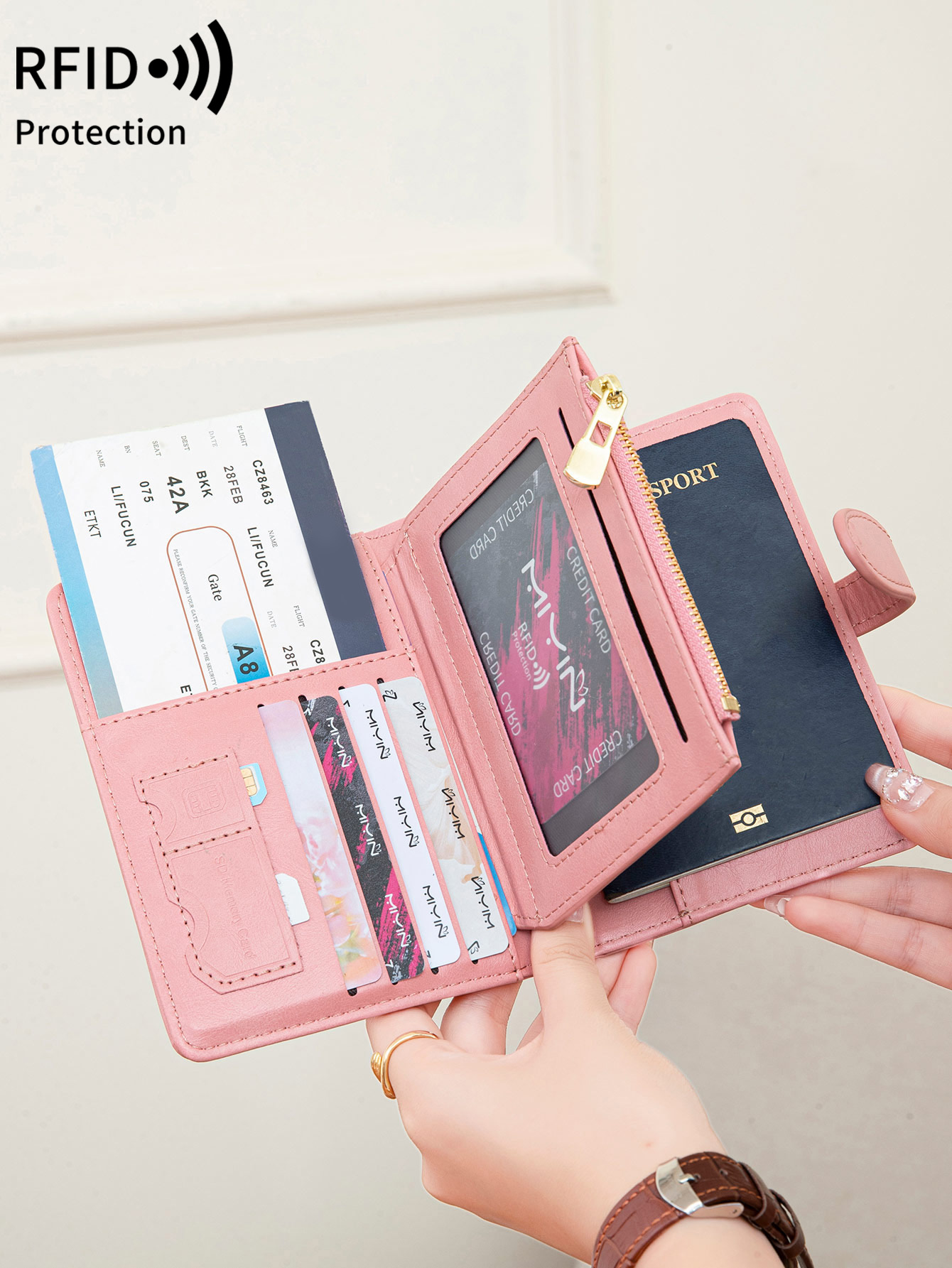 Travel Accessories Rfid - Çok Fonksiyonlu RFID Hırsızlık Önleyici Fırçalı