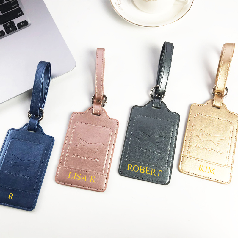 DIY adı bagaj etiketi lüks met - Travel Accessories Company incelemesi ve fiyatı