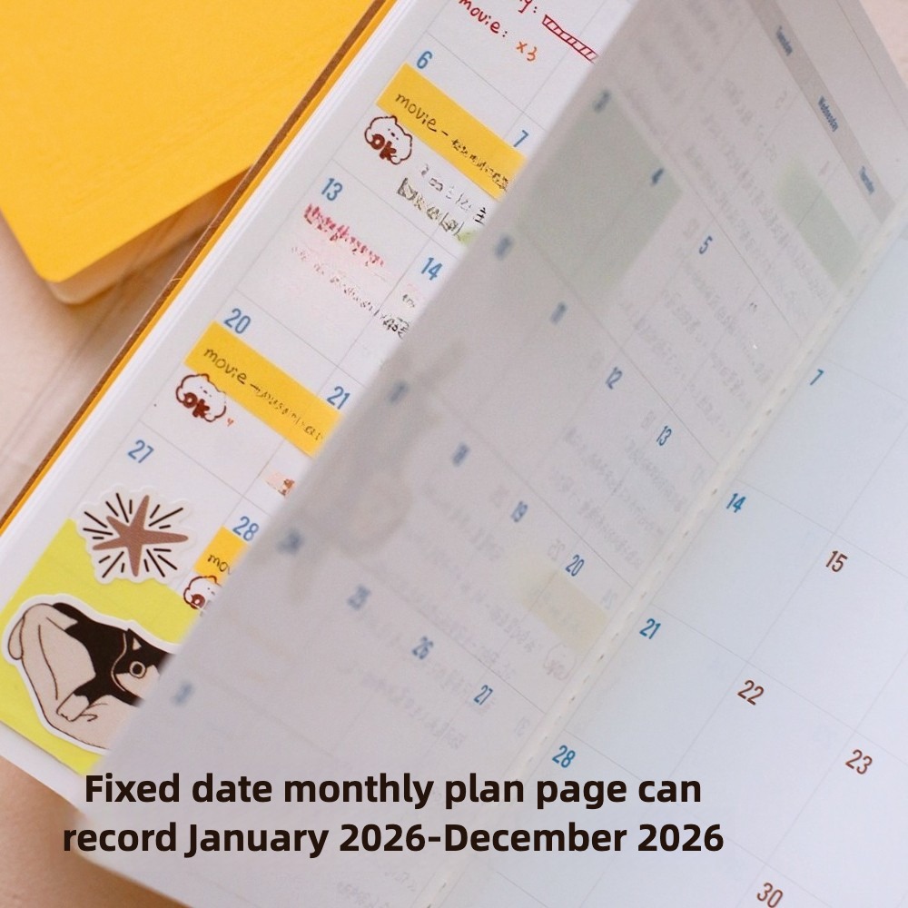 2026 Yıllık Takvim Planı Progr - Travel Notebook Journal incelemesi ve fiyatı