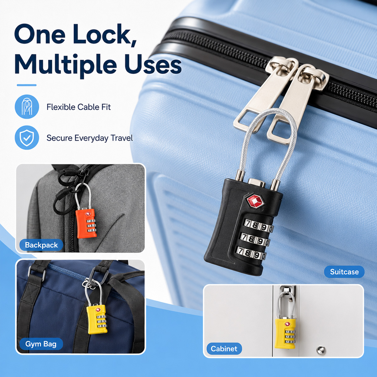 TSA Onaylı Bagaj Kilidi 3 Hane - Travel Lock Tsa Approved incelemesi ve fiyatı