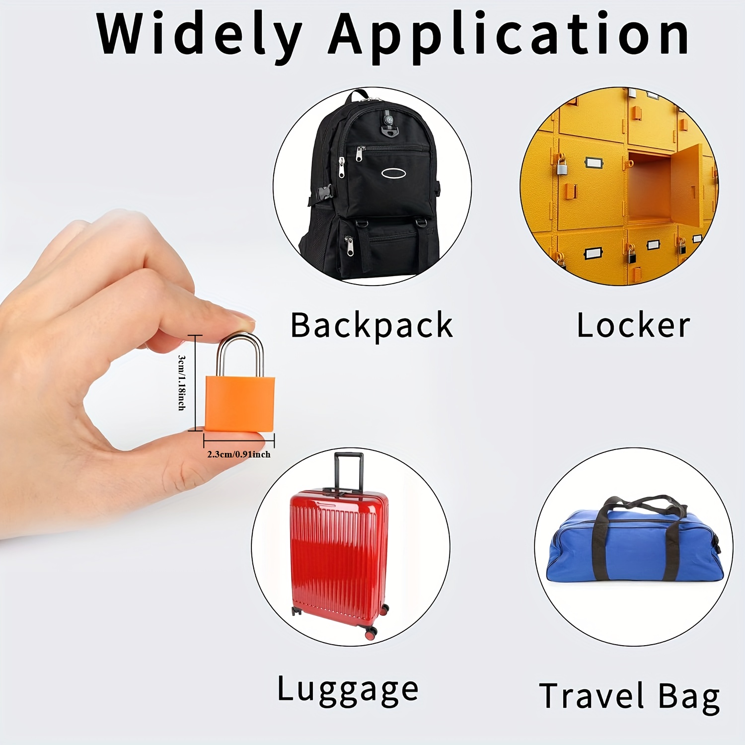 6 adet Bavul Kilidi Küçük Güçl - Travel Lock Tsa Approved incelemesi ve fiyatı