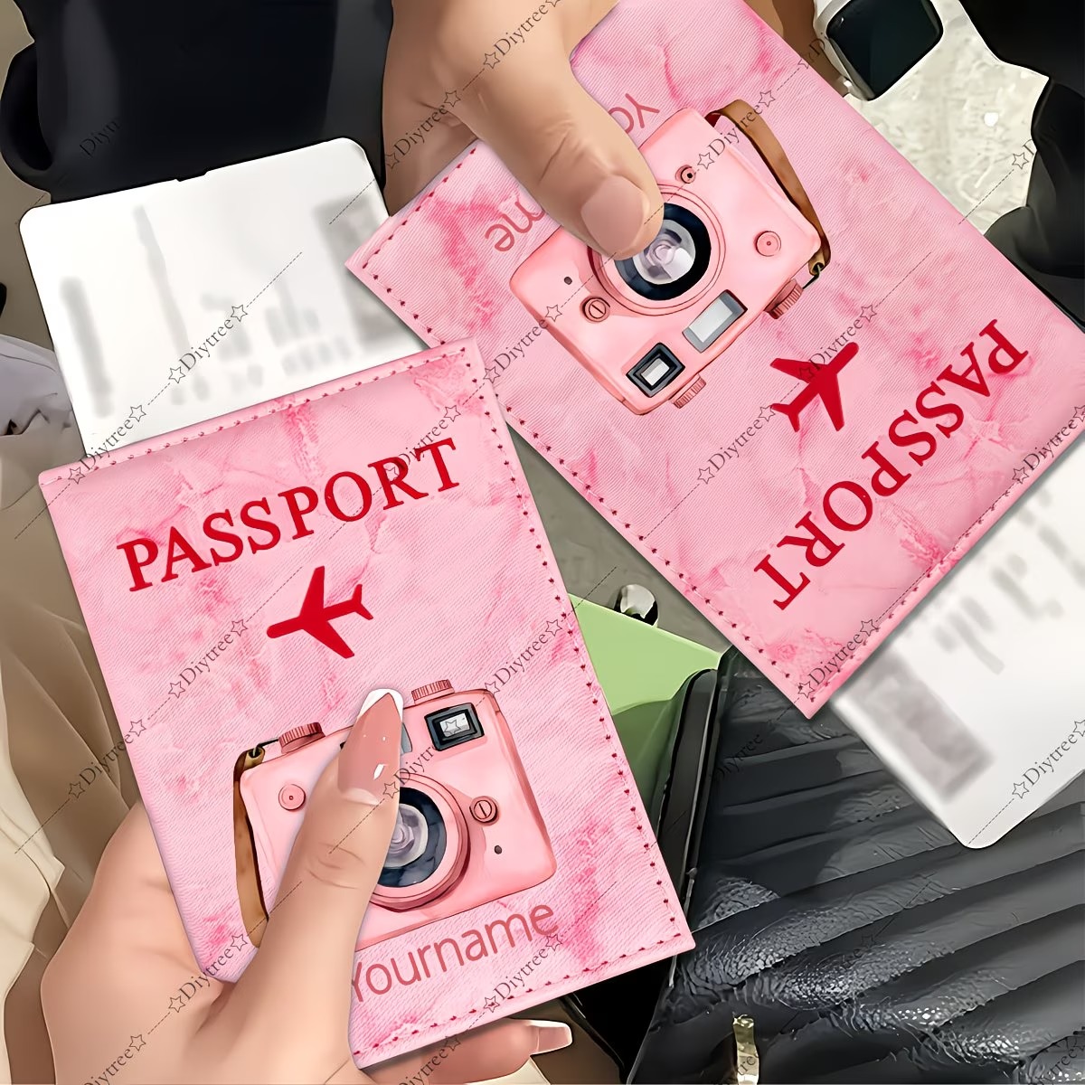 Özel Kişiselleştirilmiş Vintag - Travel Accessories Pink incelemesi ve fiyatı