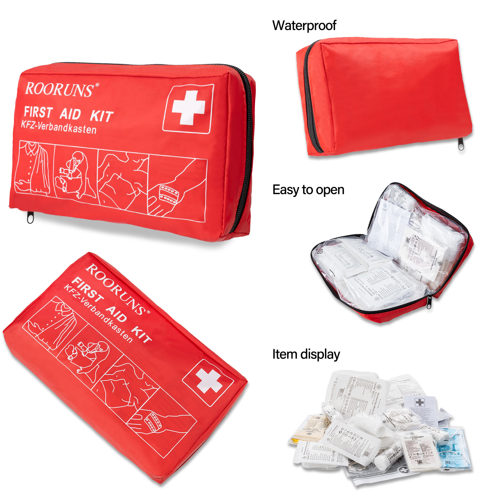 ROORUNS Taşınabilir İlk Yardım - First Aid Travel Kit incelemesi ve fiyatı