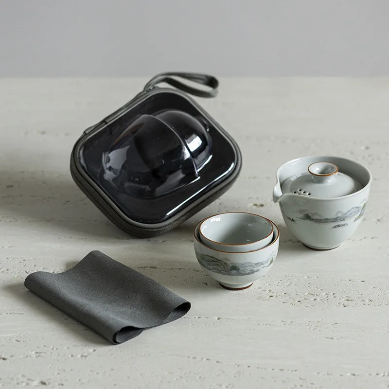 Shanshui Tek Demlik İki Fincan - Travel Accessories Company incelemesi ve fiyatı