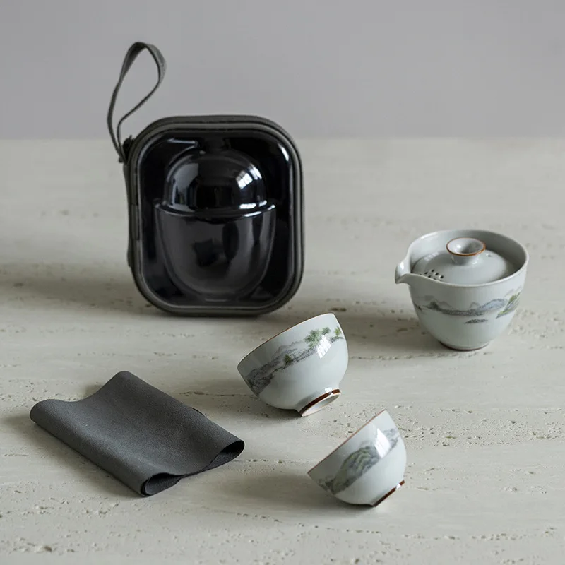 Shanshui Tek Demlik İki Fincan - Travel Accessories Company incelemesi ve fiyatı